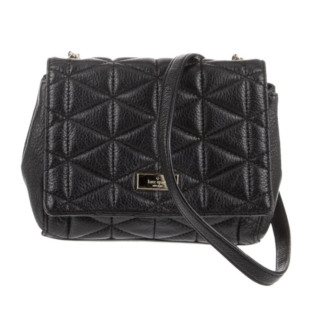 Kate Spade Black Quilted Crossbody Bag